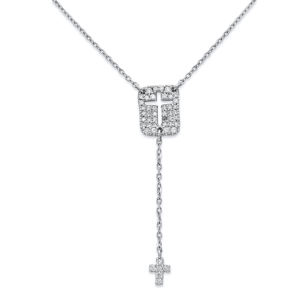 Cross Diamond Necklace