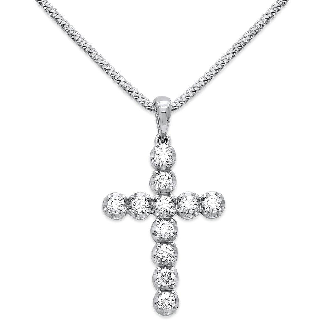 Diamond Cross Necklace