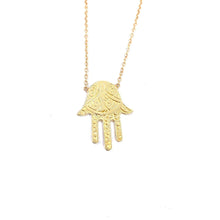 Load image into Gallery viewer, Hamsa Pendant, Hamsa Neckace
