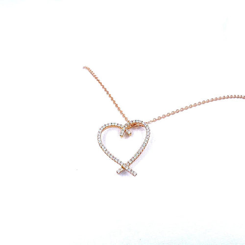 Rose Gold Diamond Pendant