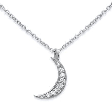 Load image into Gallery viewer, Mini Crescent Moon Necklace

