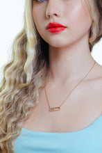 Load image into Gallery viewer, Bezel Sliding Diamond Necklace
