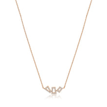 Load image into Gallery viewer, Trapezoid Diamond Necklace
