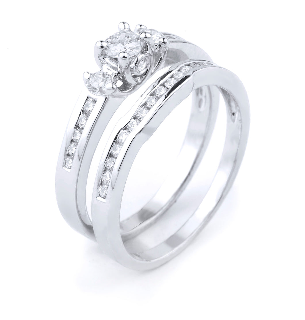 Engagement Ring & Wedding Band