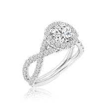 Load image into Gallery viewer, Infinity Diamond Engagement Ring
