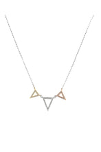 Load image into Gallery viewer, Triangle Diamond Necklace
