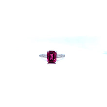Load image into Gallery viewer, Diamond &amp; Pink Tourmaline Ring.
