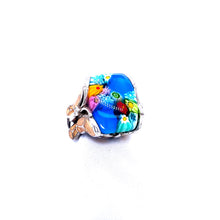 Load image into Gallery viewer, Murano Glass Milli Fiori Butterfly Ring
