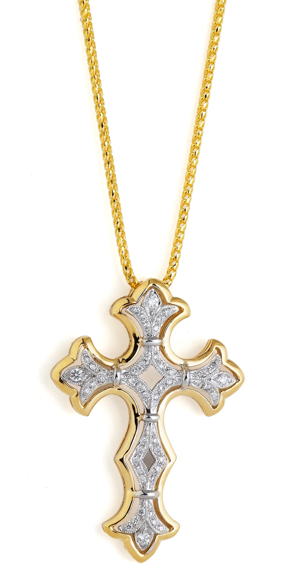 Diamond Cross Pendant