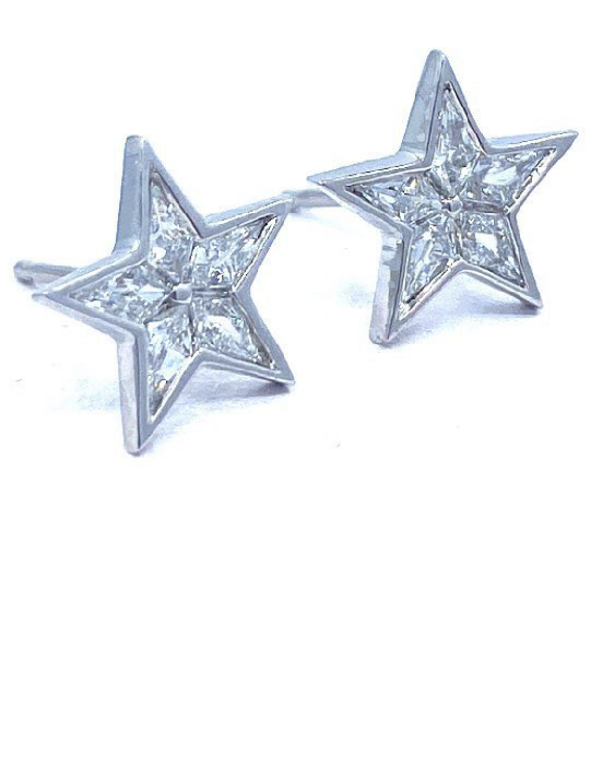 Star Diamond Earring