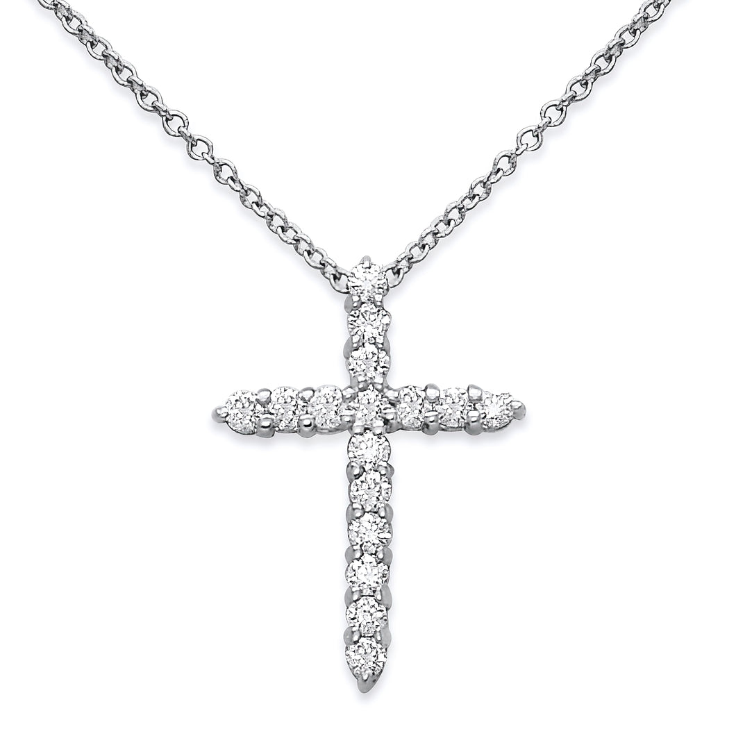 Cross Diamond Necklace