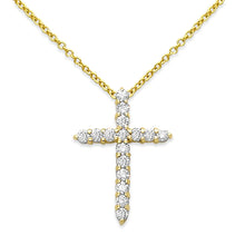 Load image into Gallery viewer, Cross Diamond Necklace

