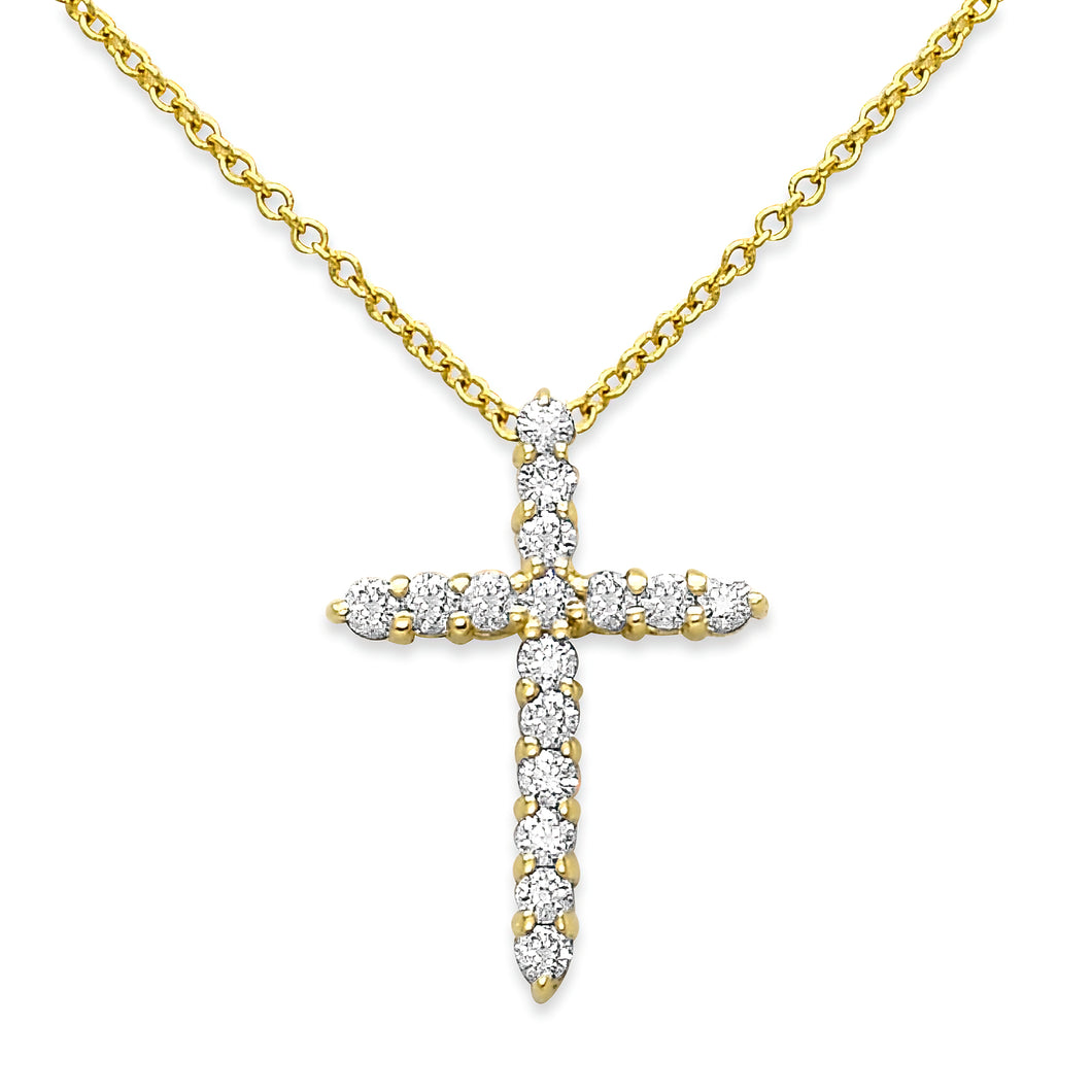 Cross Diamond Necklace