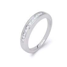 Load image into Gallery viewer, Princess Cut Diamond Band
